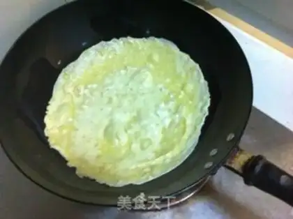 Make Egg pancakes step 5
