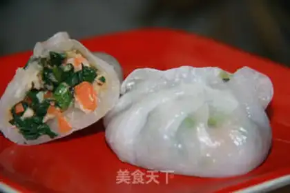 Make Emerald crystal dumplings step 10