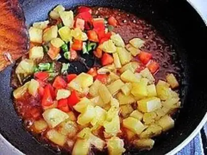 Make Sweet pineapple chicken step 8
