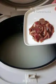 Make Chicken kidney porridge step 3