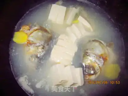 Make Fish head tofu soup step 5