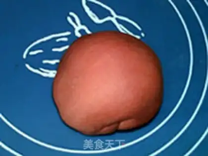 Make Red bicolor buns step 6