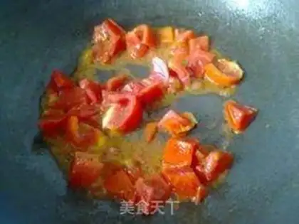 Make Tomato egg tofu soup step 4