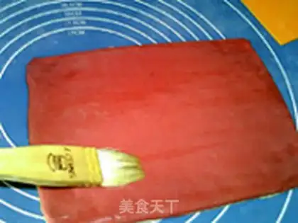 Make Red bicolor buns step 11
