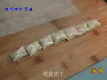 Make Chiuzhou shrimp meat step 7