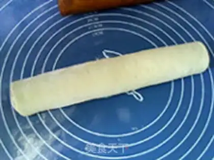 Make Red bicolor buns step 12