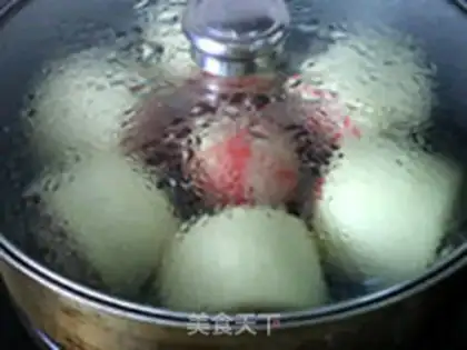 Make Red bicolor buns step 16