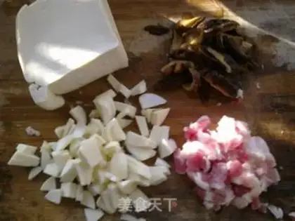Make Tofu with mushrooms step 0