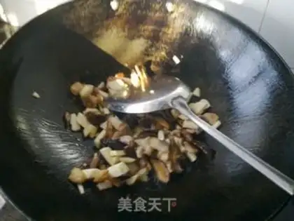 Make Tofu with mushrooms step 1
