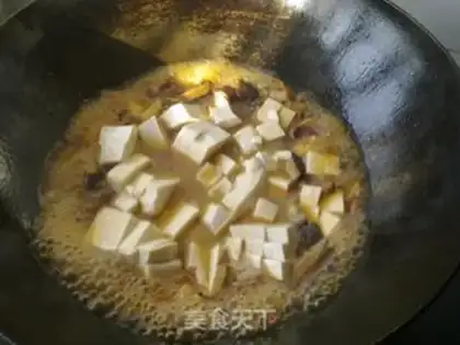 Make Tofu with mushrooms step 3