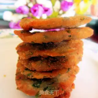 Make Fried bean slag vegetable pie step 12