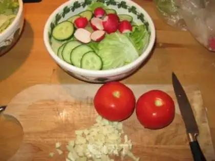 Make Swallow fish salad step 0