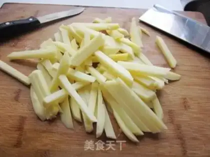 Make McFly fries step 0