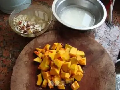 Make Pumpkin porridge step 2