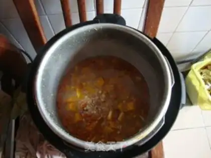Make Pumpkin porridge step 5
