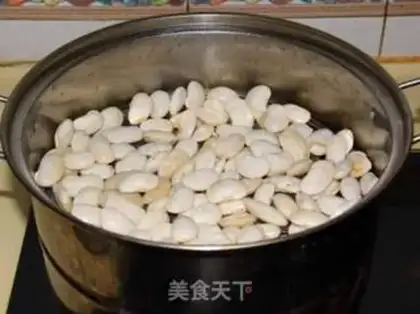 Make Sweet white beans step 1