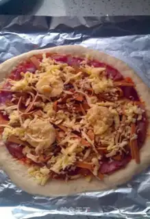 Make Sausage dry pizza step 13