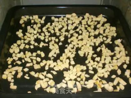 Make Caramel apple cookies step 1