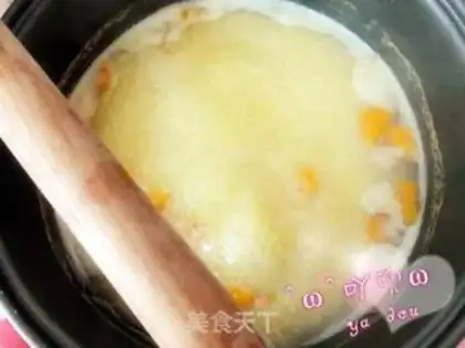 Make Pumpkin porridge step 2