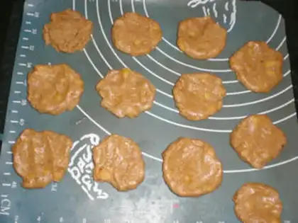 Make Caramel apple cookies step 8