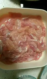 Make Fish chicken silk step 1