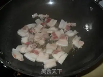Make Tofu drys and makes bouquets step 2