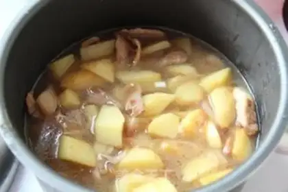 Make Onion potatoes step 8