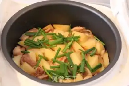Make Onion potatoes step 10