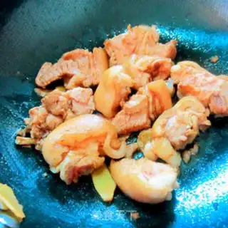 Make Black Beans Steaming Pigfoot step 5