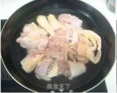 Make Chicken stew mushrooms step 3