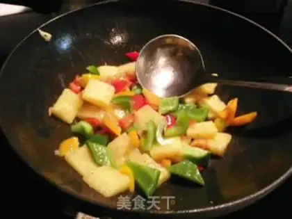 Make Pineapple chicken step 2
