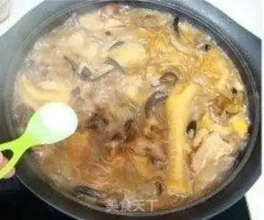 Make Chicken stew mushrooms step 12