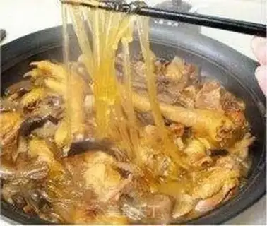Make Chicken stew mushrooms step 13
