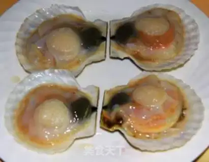 Make Garlic fan floss step 1