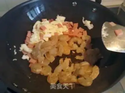 Make Snowflake shrimp step 10