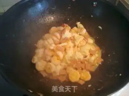 Make Snowflake shrimp step 11