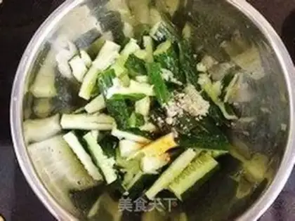 Make Shoot the cucumber step 3