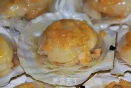 Make Garlic fan floss step 5