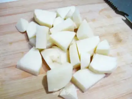Make Potato-peased powder step 1