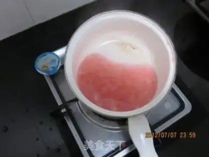 Make Milk pudding step 1