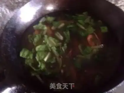 Make Crayfish noodles step 6
