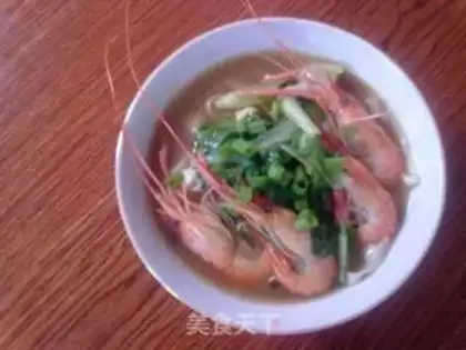 Make Crayfish noodles step 8
