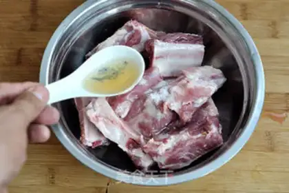 Make Sour bean-fruit chops step 6