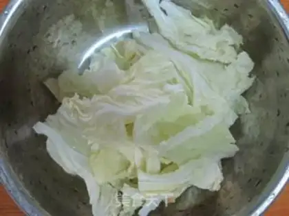 Make Fag-faced cabbage step 2