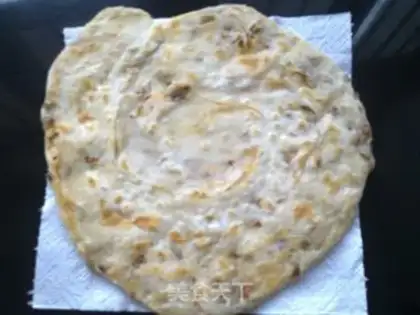 Make Soy sauce raisin pancakes step 4