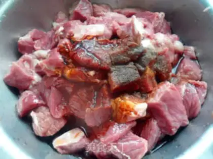 Make Red beef noodles step 0