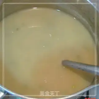 Make Ice and green bean sand step 5