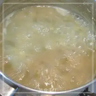 Make Ice and green bean sand step 6