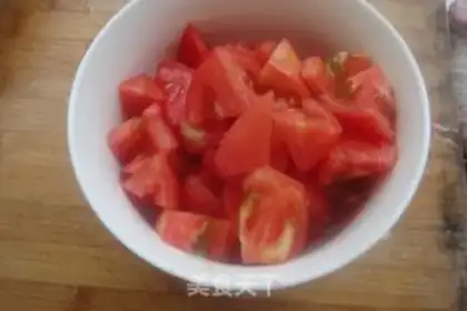 Make Tomato fried melons step 1