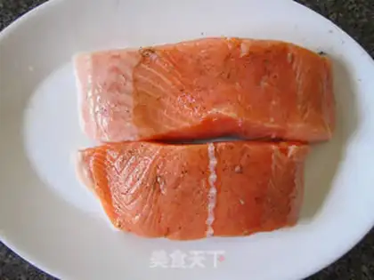 Make Fried salmon step 0